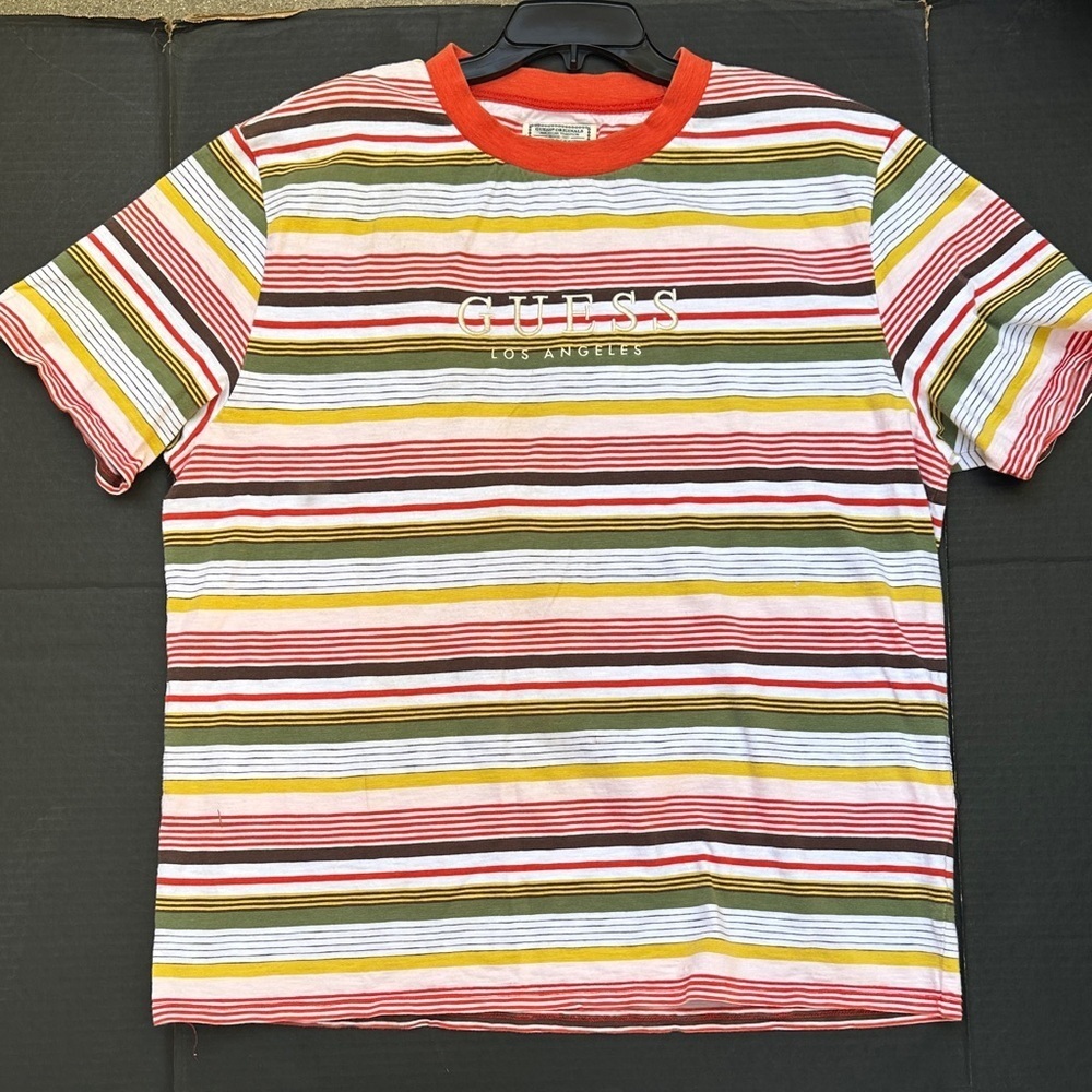 Guess Multicolor Striped Tee XL